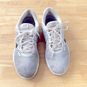 Nike White Training Sneakers Size 7.5